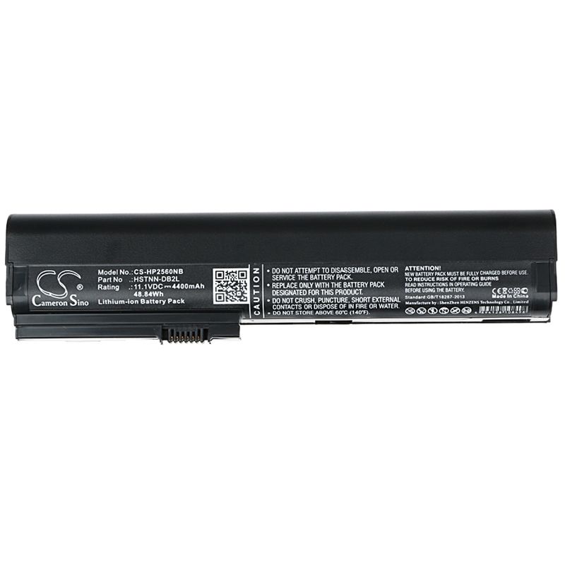 Li-ion Battery fits Hp, elitebook 2560p, elitebook 2570p 11.1V, 4400mAh Notebook & Laptop Cameron Sino Technology Limited