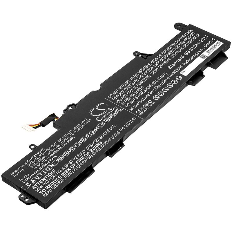 Li-ion Battery fits Hp, Elitebook 735 G5, Elitebook 735 G5 (3pj63aw) 11.55V, 4250mAh Notebook & Laptop Cameron Sino Technology Limited