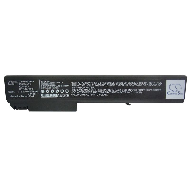 Li-ion Battery Fits Hp, Elitebook 8530p, Elitebook 8530w, Elitebook 8540p 14.4v, 4400mah Notebook & Laptop Cameron Sino Technology Limited