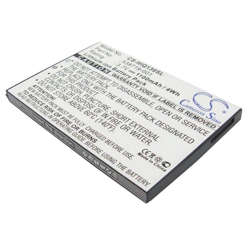 Li-ion Battery fits Hp, glisten k3, ipaq glisten, ipaq k3 3.7V, 1100mAh Mobile & SmartPhone Cameron Sino Technology Limited