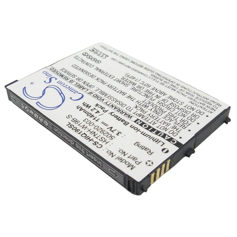 Li-ion Battery Fits Hp, Hstnh-c19c, Ipaq Data Messenger 3.7v, 1140mah Communications Cameron Sino Technology Limited (Suspended)