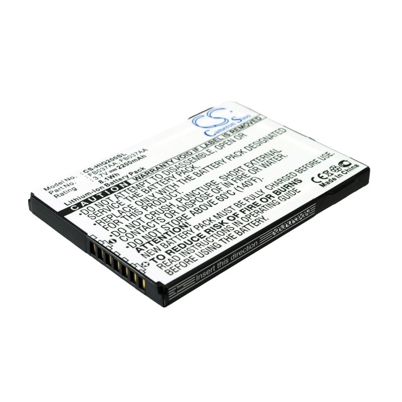 Li-ion Battery Fits Hp, Ipaq 200, Ipaq 210, Ipaq 211 3.7v, 2200mah PDA & Pocket PC Cameron Sino Technology Limited