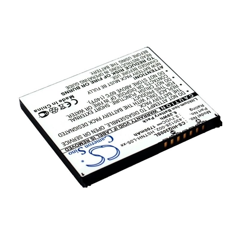 Li-ion Battery Fits Hp, Ipaq 300, Ipaq 310, Ipaq 312 3.7v, 1700mah PDA & Pocket PC Cameron Sino Technology Limited