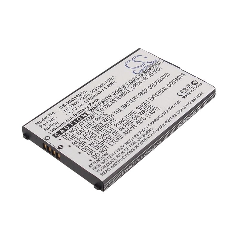 Li-ion Battery fits Hp, ipaq 530, ipaq voice messenger, silver 3.7V, 1260mAh Mobile & SmartPhone Cameron Sino Technology Limited