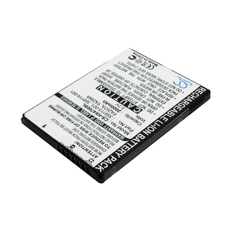 Li-ion Battery fits Hp, Ipaq Hx4700, Ipaq Hx4705, Ipaq Hx4715 3.7V, 2000mAh PDA & Pocket PC Cameron Sino Technology Limited