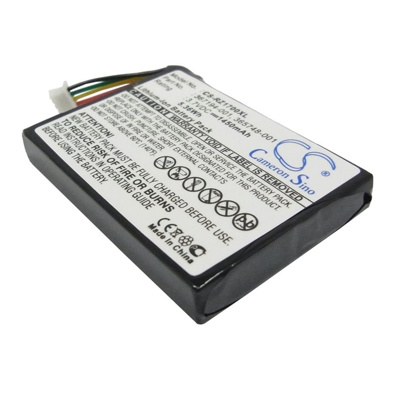 Li-ion Battery fits Hp, Ipaq Rz1700, Ipaq Rz1710, Ipaq Rz1715 3.7V, 1450mAh PDA & Pocket PC Cameron Sino Technology Limited