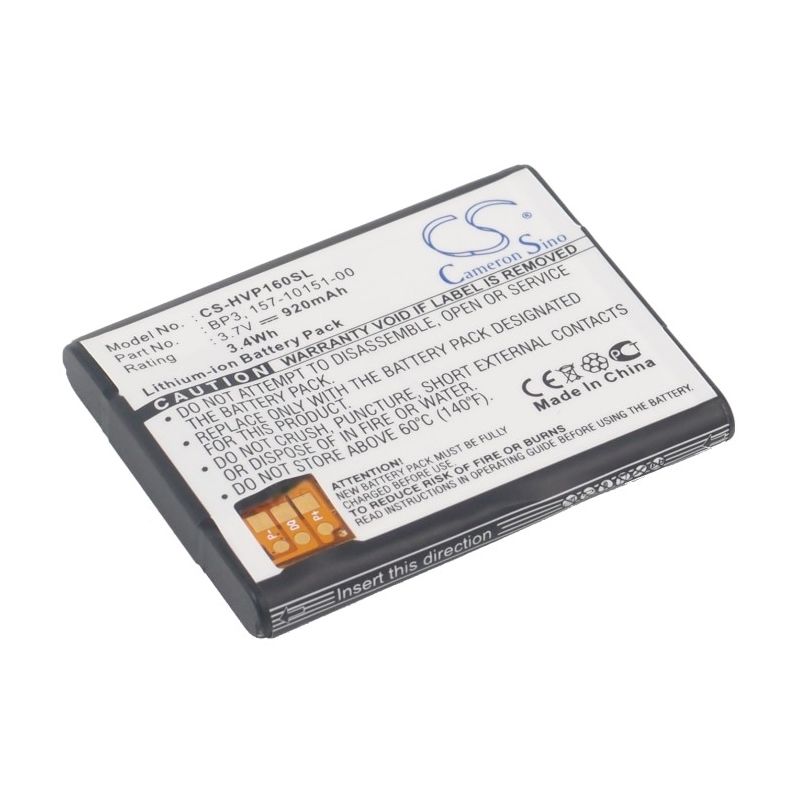 Li-ion Battery fits Hp, p160u, p160ueu, veer 3.7V, 920mAh Mobile & SmartPhone Cameron Sino Technology Limited