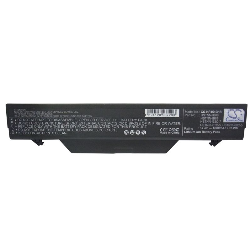 Li-ion Battery Fits Hp, Probook 4510s, Probook 4510s/ct, Probook 4515s 14.4v, 6600mah Notebook & Laptop Cameron Sino Technology Limited