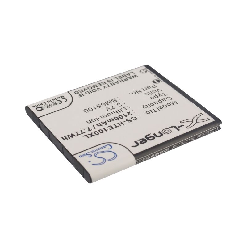 Li-ion Battery Fits Htc, 0pcv200, 0po100, 603e 3.7v, 2100mah Mobile & SmartPhone Cameron Sino Technology Limited