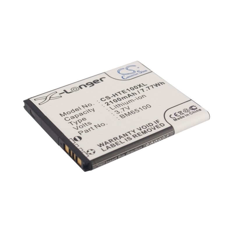 Li-ion Battery Fits Htc, 0pcv200, 0po100, 603e 3.7v, 2100mah Mobile & SmartPhone Cameron Sino Technology Limited