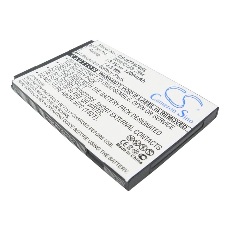 Li-ion Battery fits Htc, 7 pro, t7576 3.7V, 1200mAh Mobile & SmartPhone Cameron Sino Technology Limited