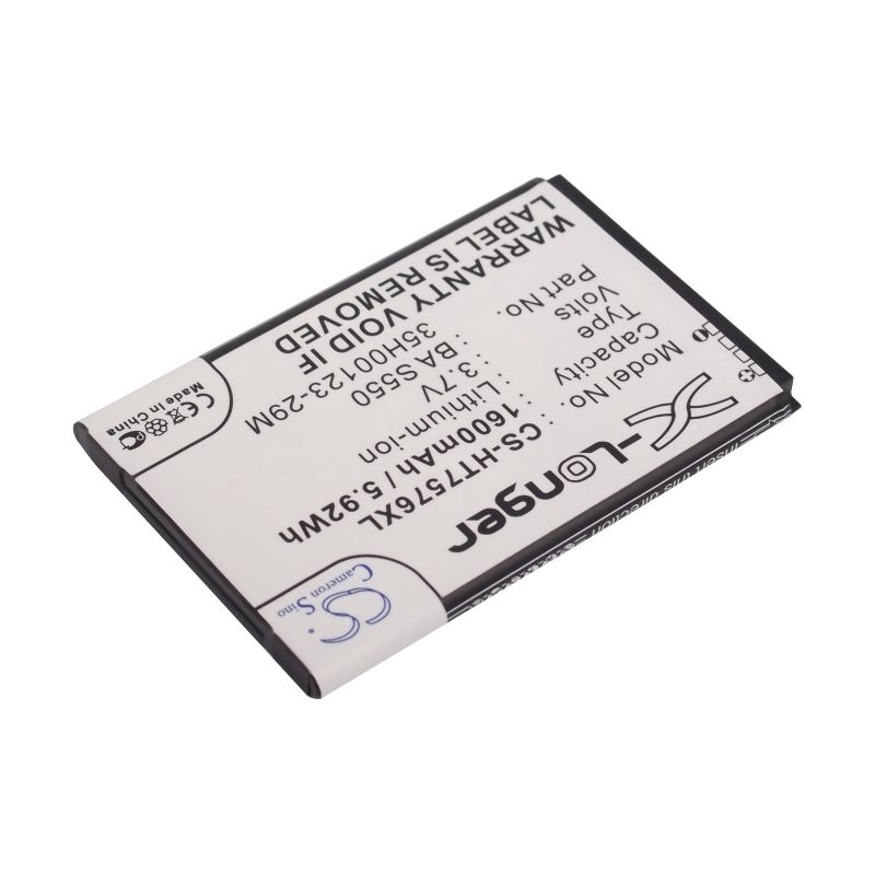 Li-ion Battery fits Htc, 7 pro, t7576 3.7V, 1600mAh Mobile & SmartPhone Cameron Sino Technology Limited