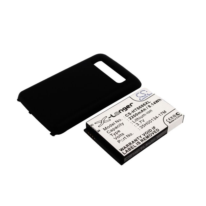 Li-ion Battery fits Htc, 7 trophy, spark, t8686 3.7V, 2200mAh Mobile & SmartPhone Cameron Sino Technology Limited