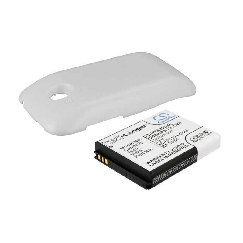Li-ion Battery fits Htc, a320e, desire c 3.7V, 2200mAh Mobile & SmartPhone Cameron Sino Technology Limited
