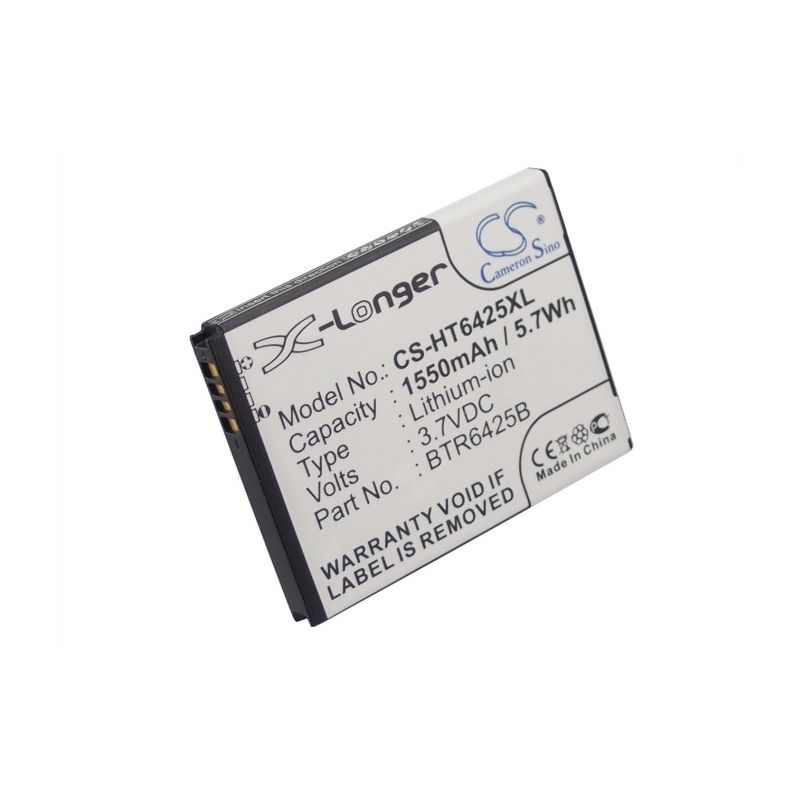 Li-ion Battery fits Htc, adr6425, adr6425lvw, desire sv 3.7V, 1550mAh Mobile & SmartPhone Cameron Sino Technology Limited