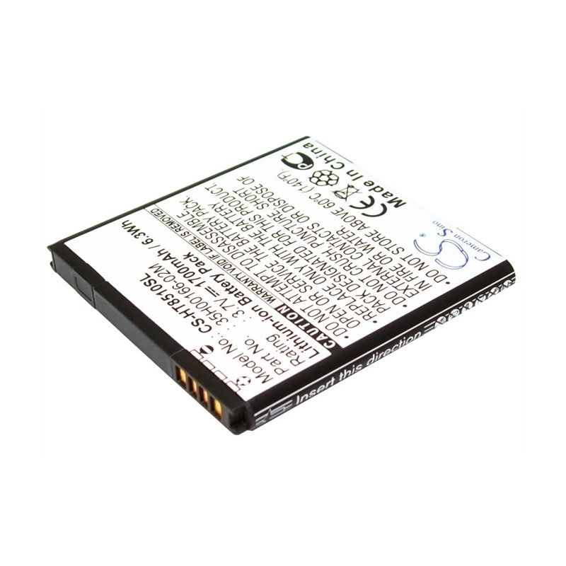 Li-ion Battery fits Htc, amaze 4g, ph85110, ruby 3.7V, 1700mAh Communications Cameron Sino Technology Limited (Suspended)