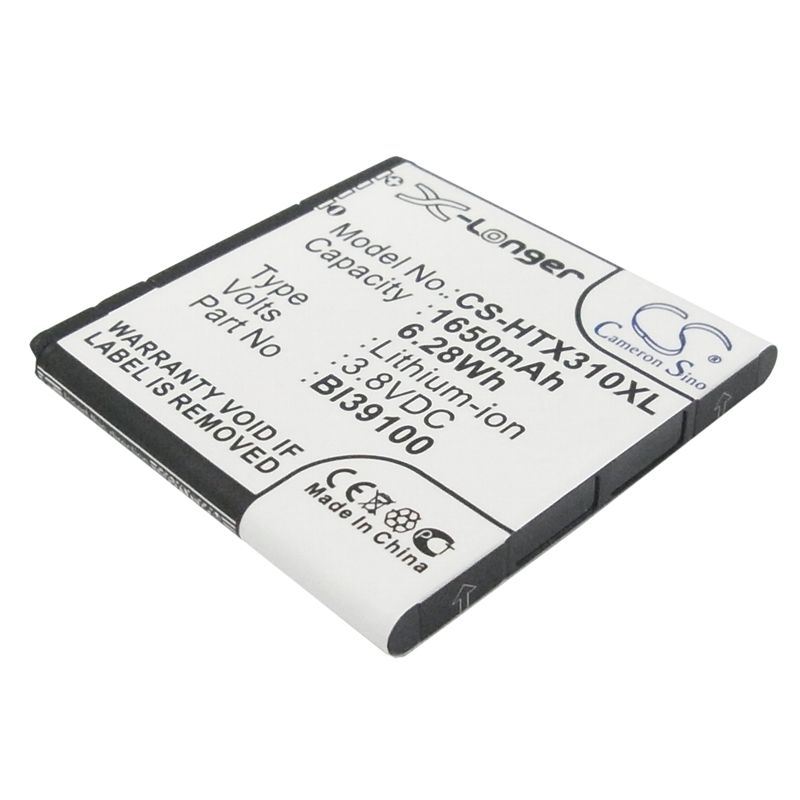 Li-ion Battery fits Htc, bass, bunyip, eternity 3.8V, 1650mAh Mobile & SmartPhone Cameron Sino Technology Limited