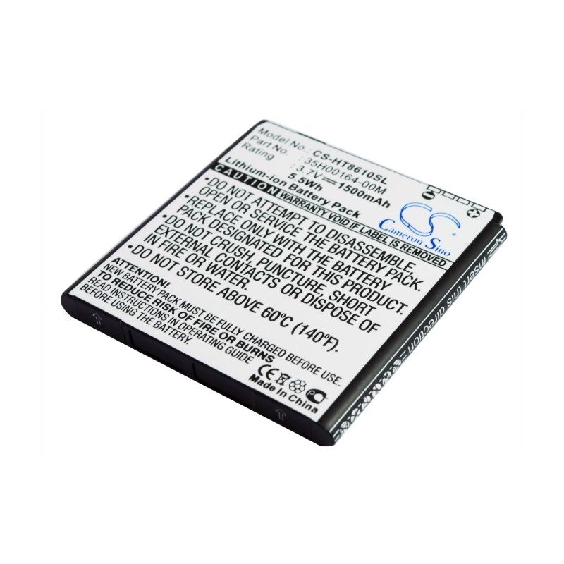 Li-ion Battery fits Htc, c470, evo 3d, evo 4g 3.7V, 1500mAh Communications Cameron Sino Technology Limited (Suspended)