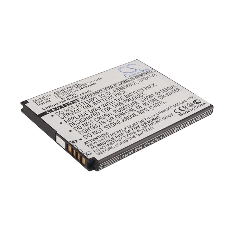 Li-ion Battery fits Htc, c520e, c525c, c525e 3.7V, 1400mAh Mobile & SmartPhone Cameron Sino Technology Limited