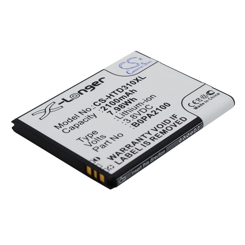 Li-ion Battery Fits Htc, D310, D310w Dual Sim, Desire 310 3.8v, 2100mah Mobile & SmartPhone Cameron Sino Technology Limited