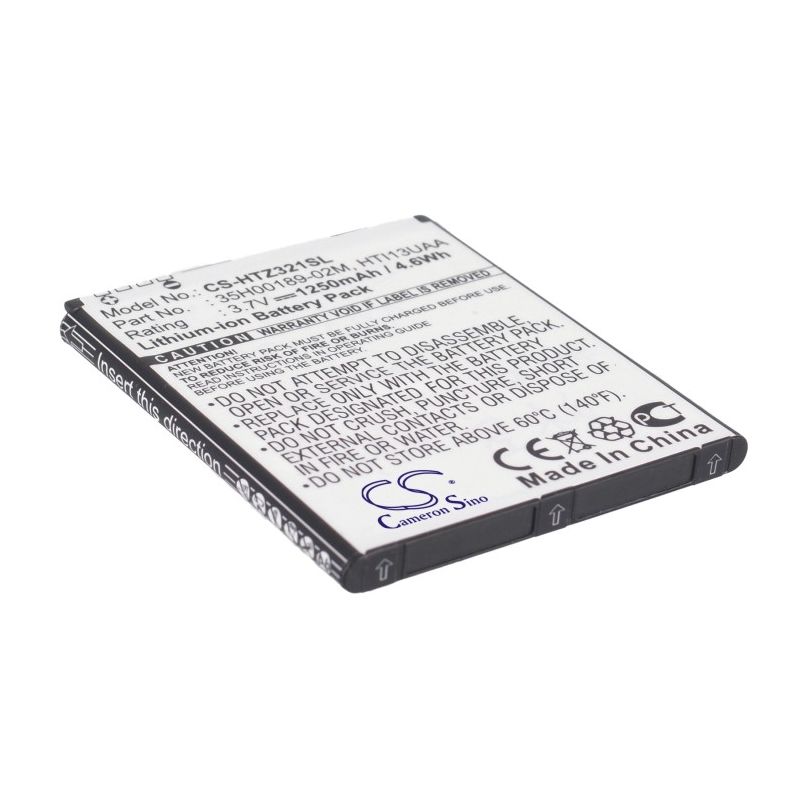 Li-ion Battery fits Htc, isw13ht, j, j isw13ht 3.7V, 1250mAh Communications Cameron Sino Technology Limited (Suspended)