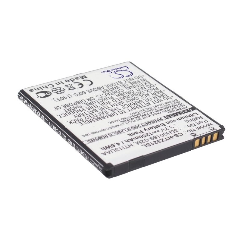 Li-ion Battery fits Htc, isw13ht, j, j isw13ht 3.7V, 1250mAh Communications Cameron Sino Technology Limited (Suspended)