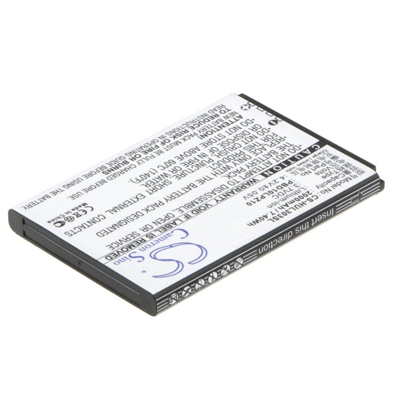 Li-ion Battery fits Huawei, 303hw, Gl10p, 3.7V, 2000mAh Hotspot Cameron Sino Technology Limited