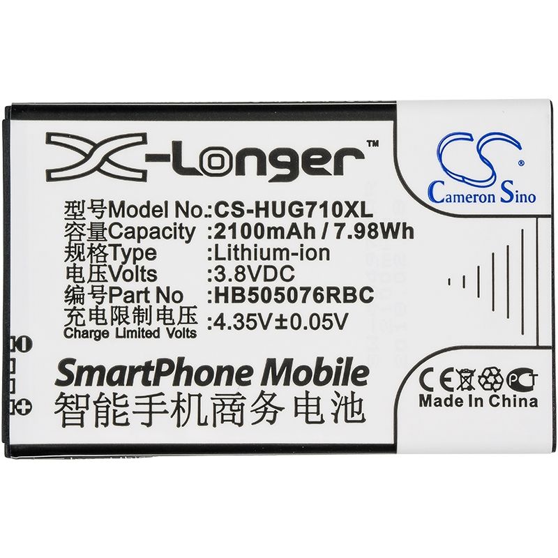 Li-ion Battery fits Huawei, a199, ascend g606, ascend g610 3.8V, 2100mAh Mobile & SmartPhone Cameron Sino Technology Limited