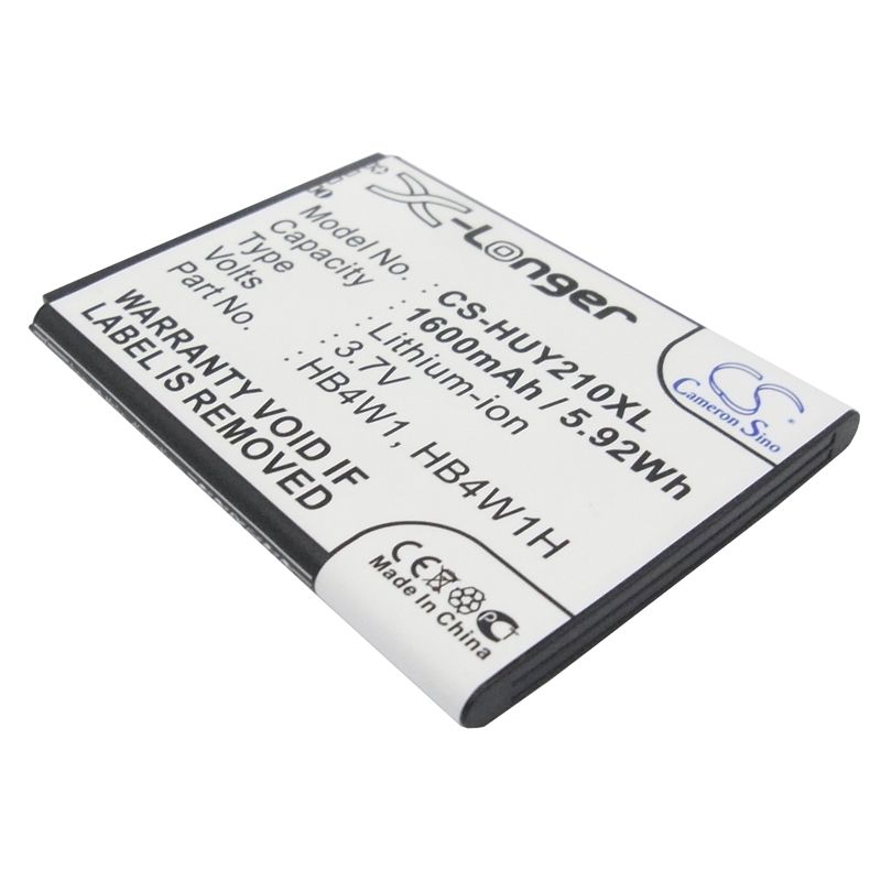 Li-ion Battery Fits Huawei, Ascend C8813d, Ascend G520, Ascend U8685d 3.7v, 1600mah Mobile & SmartPhone Cameron Sino Technology Limited