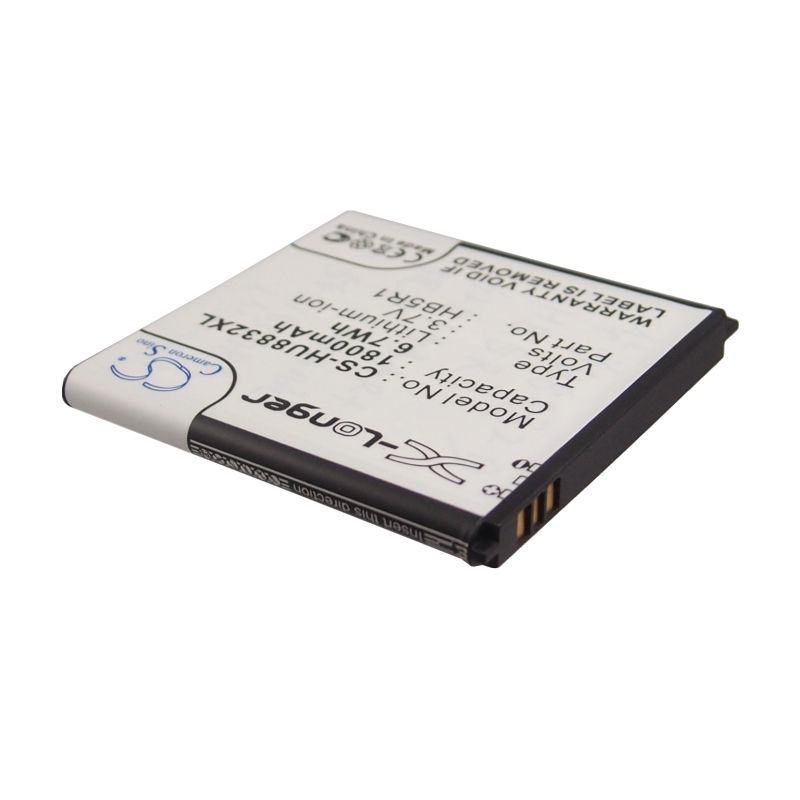 Li-ion Battery fits Huawei, ascend g500d, ascend g600, ascend p1 lte 201hw 3.7V, 1800mAh Communications Cameron Sino Technology Limited (Suspended)