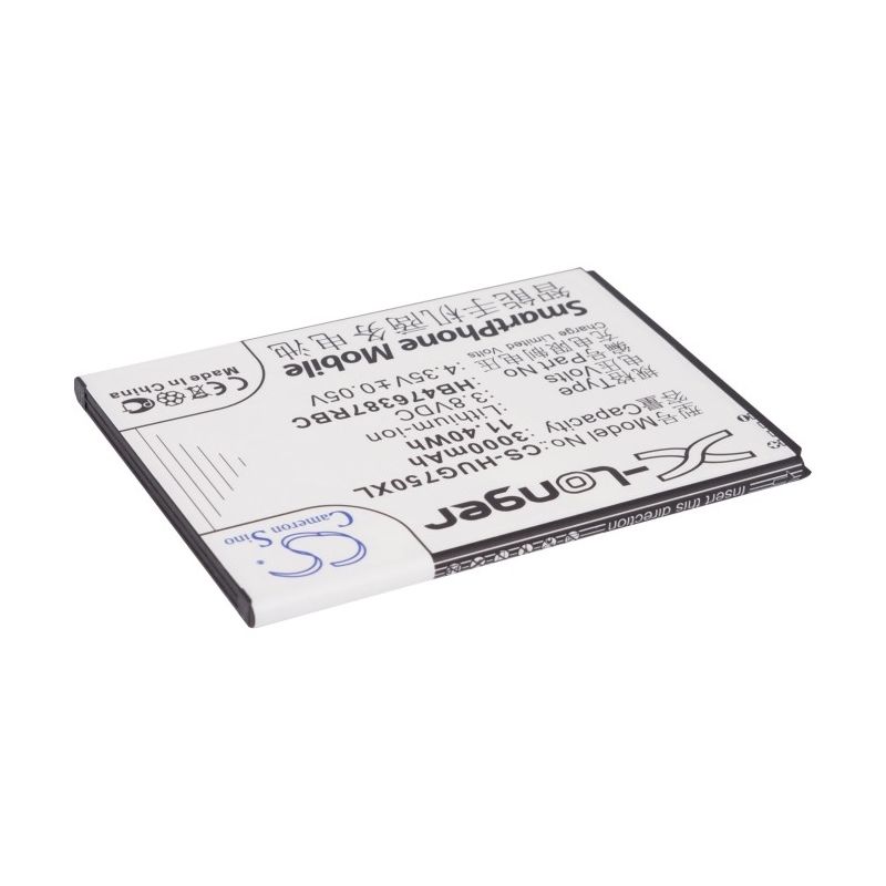 Li-ion Battery fits Huawei, ascend g750, ascend g750-t00, ascend g750-t01 3.8V, 3000mAh Mobile & SmartPhone Cameron Sino Technology Limited