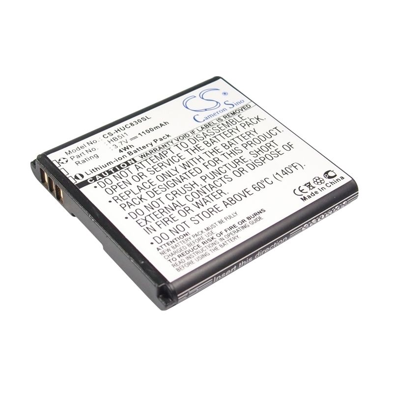 Li-ion Battery fits Huawei, boulder, c6110, c6200 3.7V, 1100mAh Communications Cameron Sino Technology Limited (Suspended)