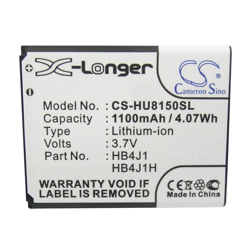 Li-ion Battery fits Huawei, c5800s, c8500, c8500s 3.7V, 1100mAh Mobile & SmartPhone Cameron Sino Technology Limited