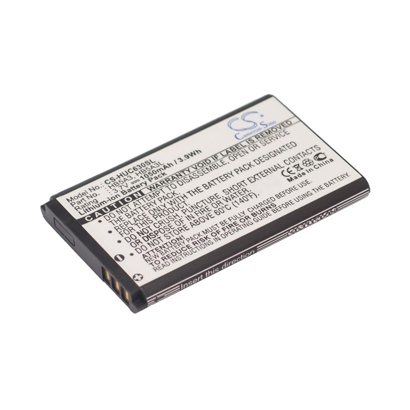 Li-ion Battery fits Huawei, c6300 3.7V, 1050mAh Mobile & SmartPhone Cameron Sino Technology Limited