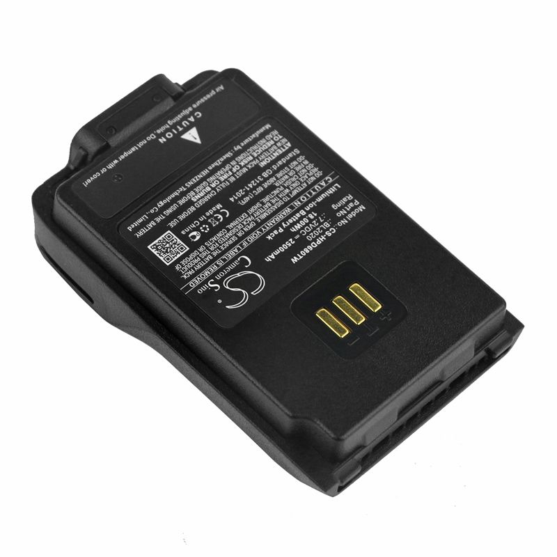 Li-ion Battery fits Hytera, Pd402, Pd412, Pd500 Ul913 7.2V, 2500mAh Two-Way Radio Cameron Sino Technology Limited