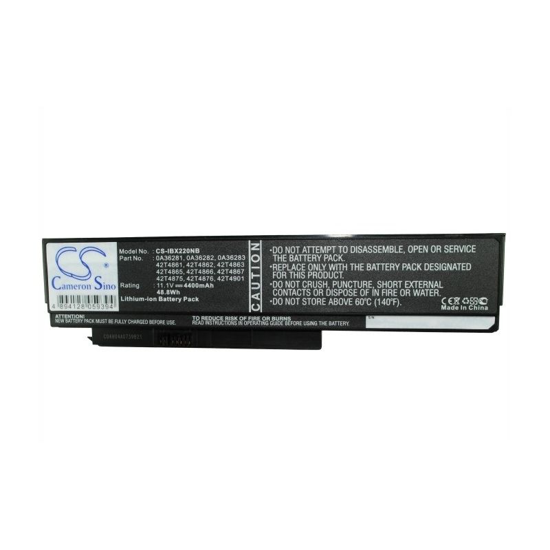 Li-ion Battery Fits Ibm, Thinkpad X220, Thinkpad X220i, Thinkpad X220s 11.1v, 4400mah Notebook & Laptop Cameron Sino Technology Limited