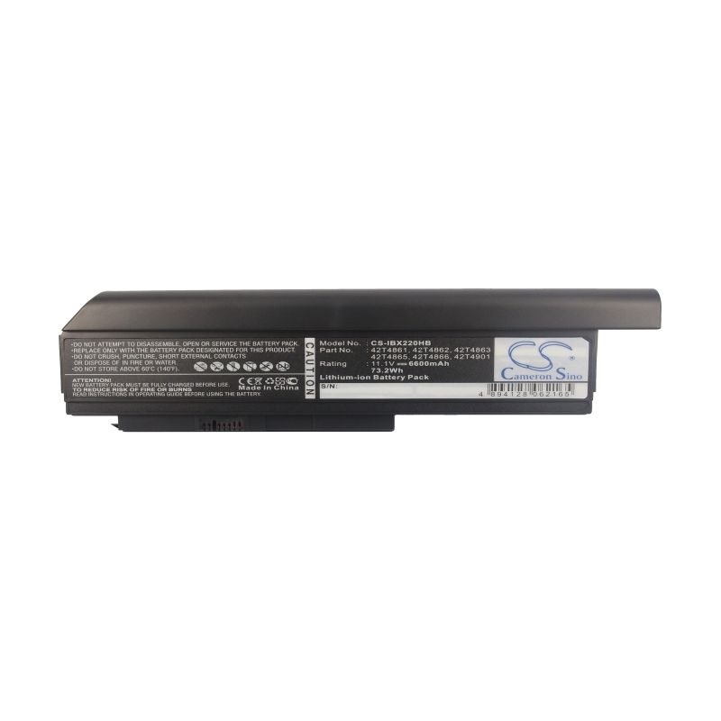 Li-ion Battery Fits Ibm, Thinkpad X220, Thinkpad X220i, Thinkpad X220s 11.1v, 6600mah Notebook & Laptop Cameron Sino Technology Limited