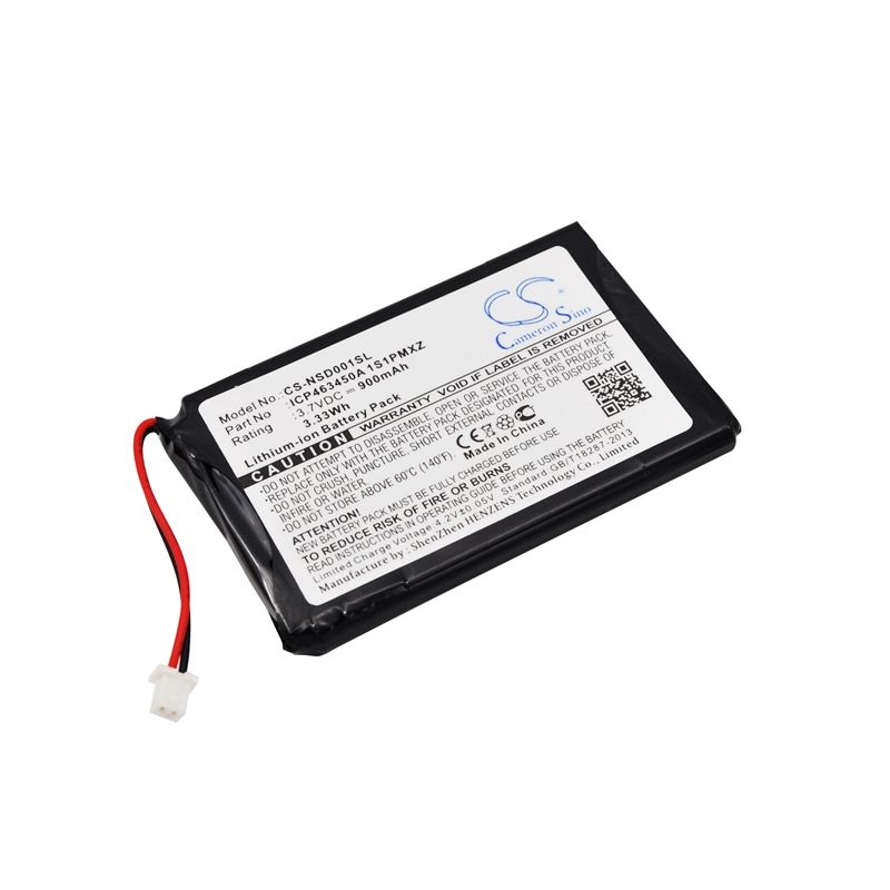 Li-ion Battery fits Insginia, Ns-hd01a, Insginia 3.7V, 900mAh DAB Digital Cameron Sino Technology Limited