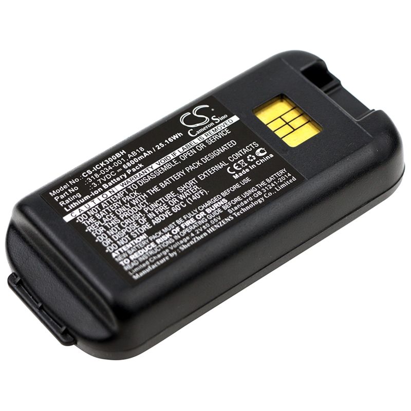 Li-ion Battery Fits Intermec, Ck3, Ck3a, Ck3c 3.7v, 6800mah Barcode Scanner Cameron Sino Technology Limited