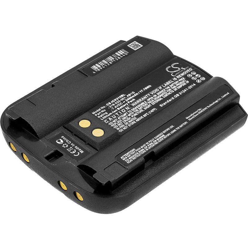 Li-ion Battery fits Intermec, Ck30, Ck31, Ck32 7.4V, 2400mAh Barcode Scanner Cameron Sino Technology Limited