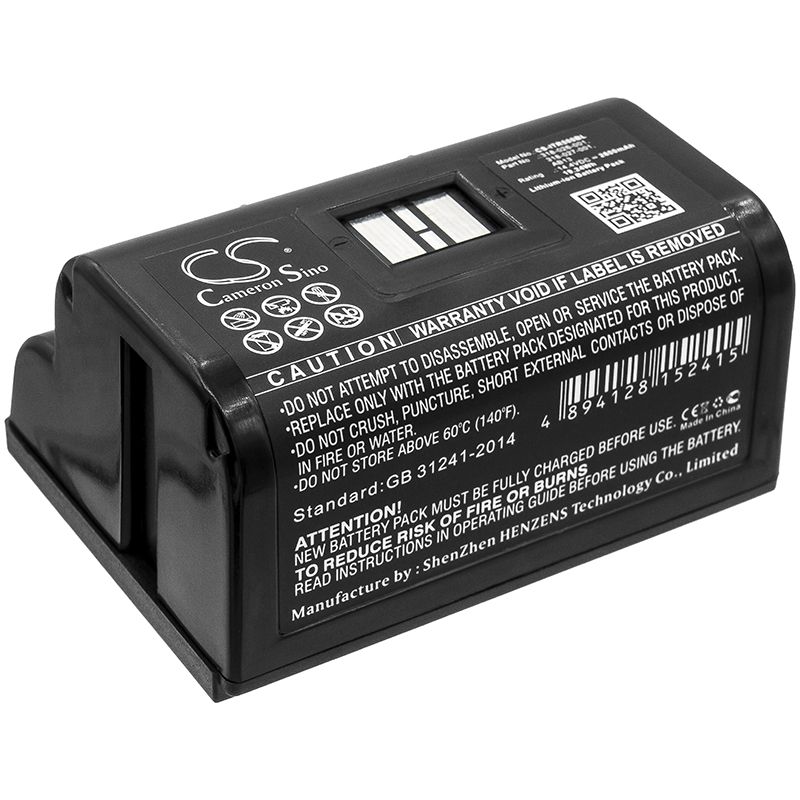 Li-ion Battery fits Intermec, Pb50, Pb51 14.4V, 2600mAh Portable Printer Cameron Sino Technology Limited