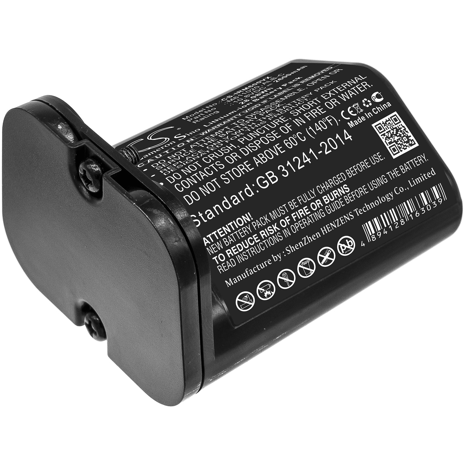 Li-ion Battery fits Irobot, Braava Jet M6 10.8V, 2600mAh Vacuum Cameron Sino Technology Limited