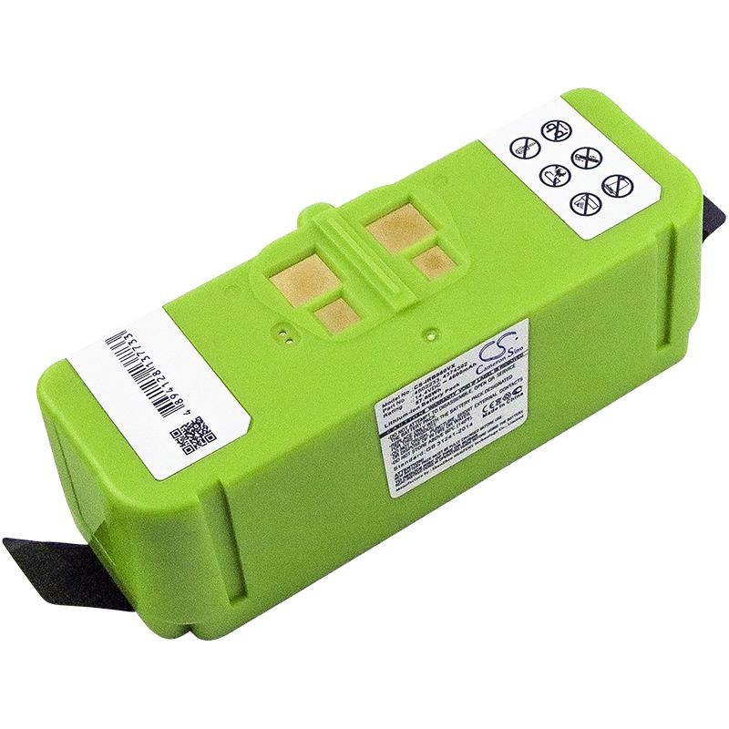 Li-ion Battery Fits Irobot, Roomba 614, Roomba 615, Roomba 640 14.4v, 4000mah Vacuum Cameron Sino Technology Limited