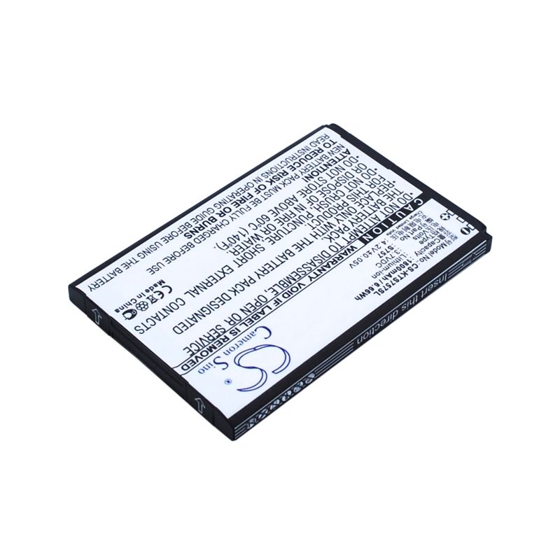 Li-ion Battery fits K-touch, s757 3.7V, 1800mAh Mobile & SmartPhone Cameron Sino Technology Limited