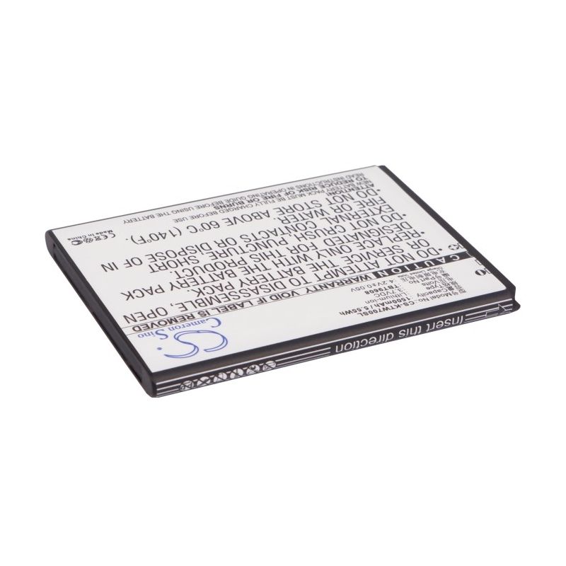 Li-ion Battery fits K-touch, t83, t85, t87 3.7V, 1500mAh Mobile & SmartPhone Cameron Sino Technology Limited