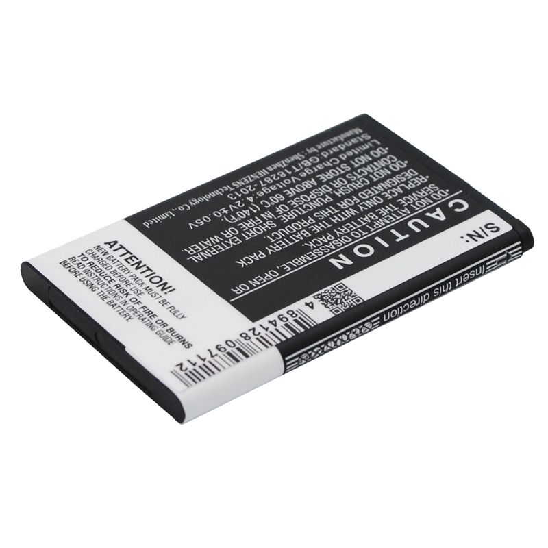 Li-ion Battery fits Kazam, life b2, life c5, lubi 3 3.7V, 900mAh Mobile & SmartPhone Cameron Sino Technology Limited