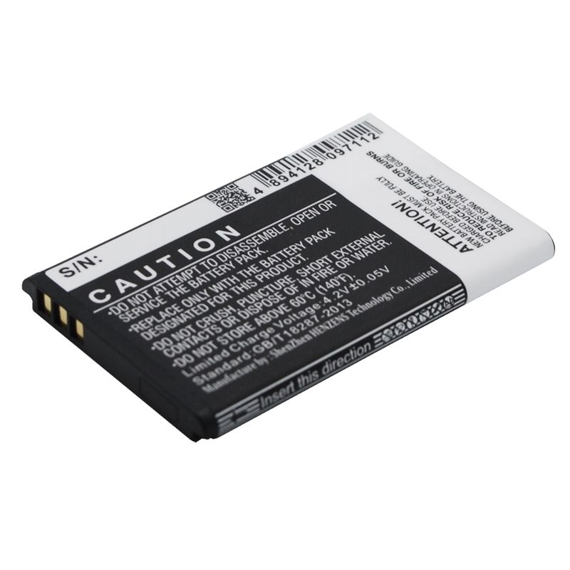Li-ion Battery fits Kazam, life b2, life c5, lubi 3 3.7V, 900mAh Mobile & SmartPhone Cameron Sino Technology Limited