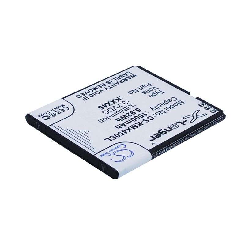 Li-ion Battery fits Kazam, trooper 2 4.5, trooper2 4.5 3.7V, 1600mAh Communications Cameron Sino Technology Limited (Suspended)