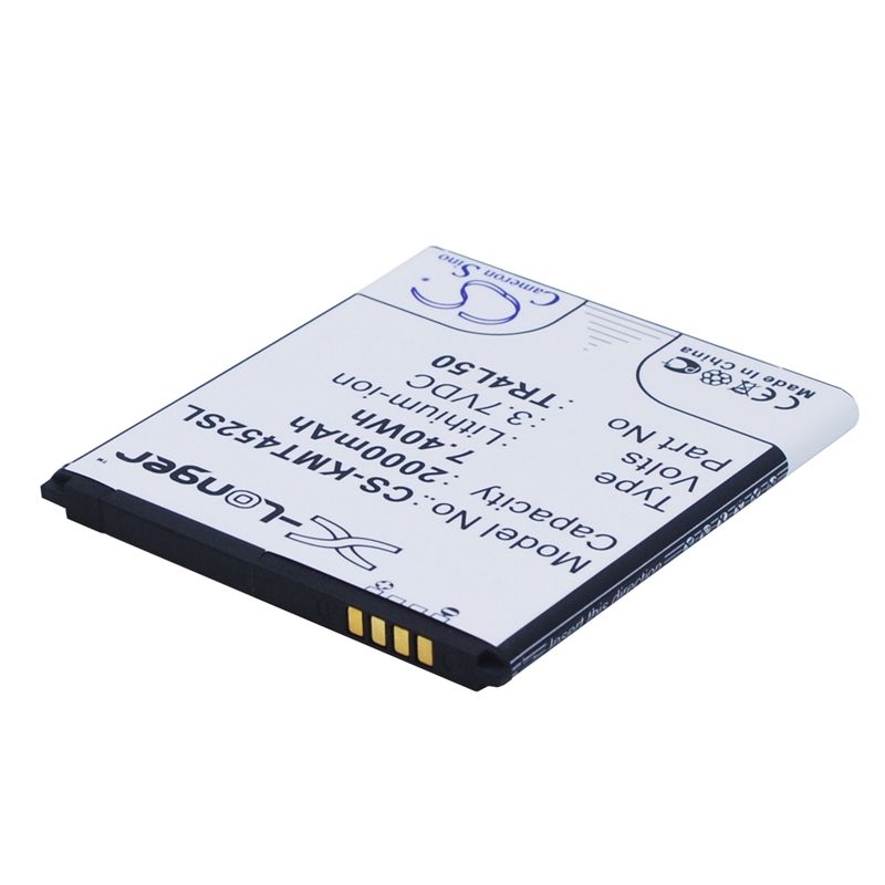 Li-ion Battery fits Kazam, trooper 450l, trooper 450l dual sim 3.7V, 2000mAh Mobile & SmartPhone Cameron Sino Technology Limited
