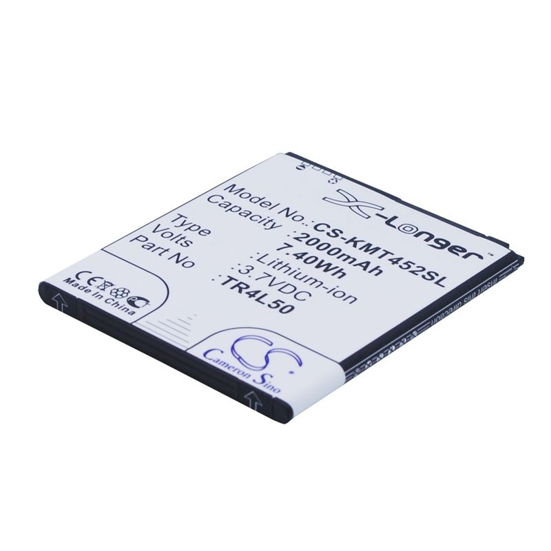 Li-ion Battery fits Kazam, trooper 450l, trooper 450l dual sim 3.7V, 2000mAh Mobile & SmartPhone Cameron Sino Technology Limited